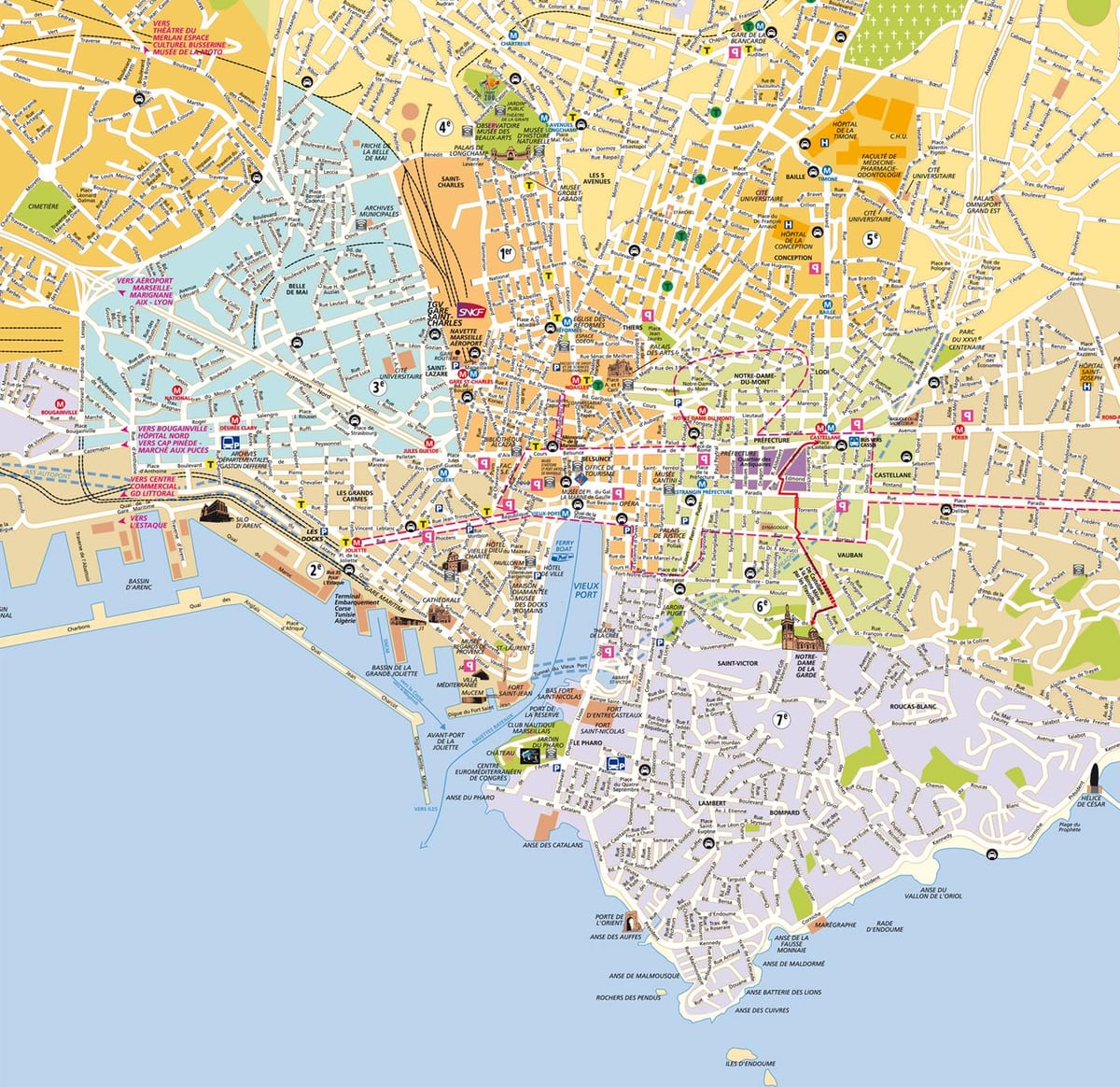 Marseille kartat